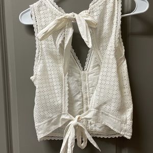 Abercrombie tie back tank